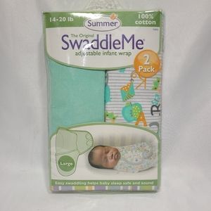 Summer Sweaddle Me Infant Wrap 2 Pack Size L